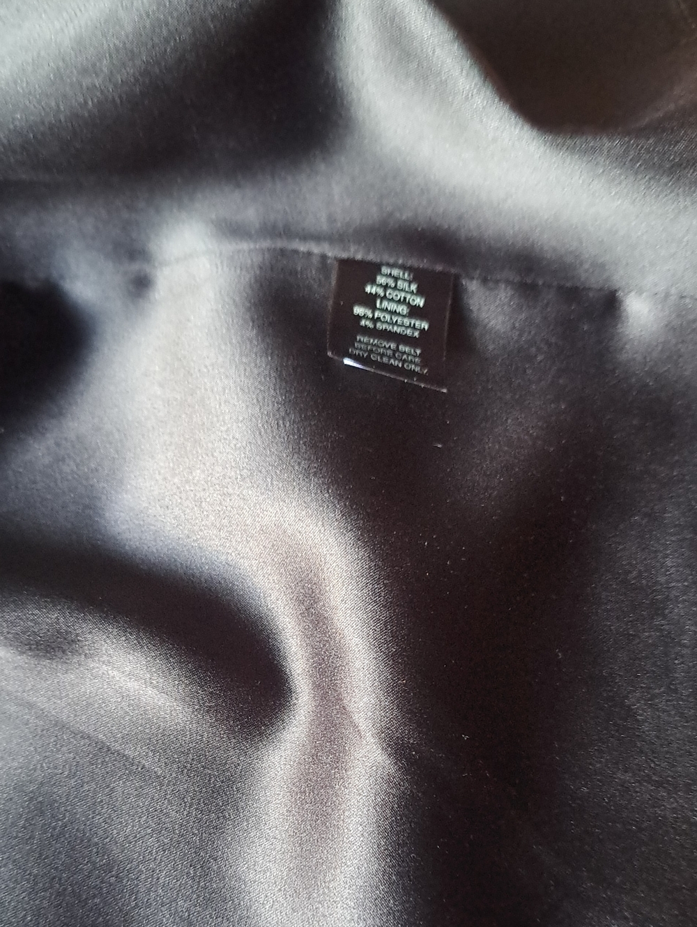 White House Black Market Black Button-Front Midi Shirt Dress - Picture 14 of 14